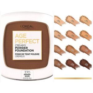 L'Oreal Age Perfect Creamy Powder Foundation w/ Minerals 370 Mahogany New